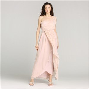 Robe de bal sans manches en soie